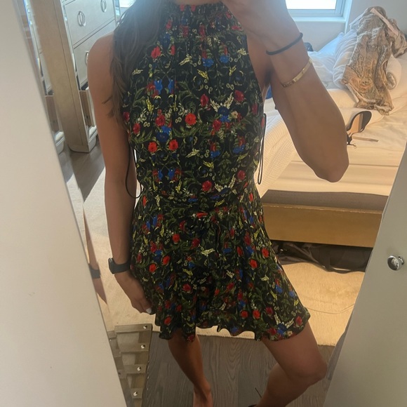 Alice + Olivia High Neck Mini Dress – Size Small - Picture 5 of 8